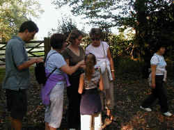 Jackie - "According to the map, we're either halfway to the woods, or just outside Edinburgh"
